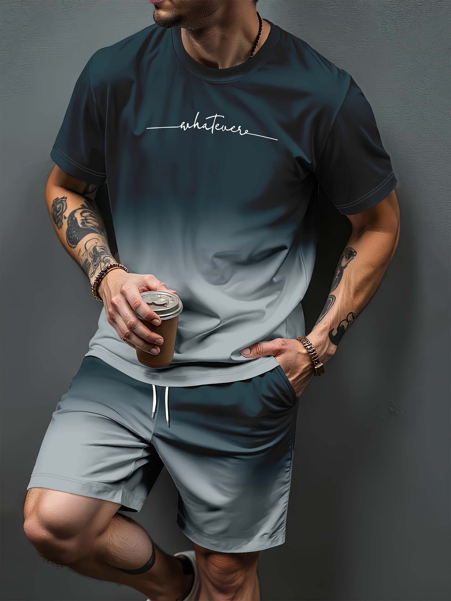 Summer Clothing Patterns - بدلة رياضية بطباعة ثلاثية الأبعاد بنمط