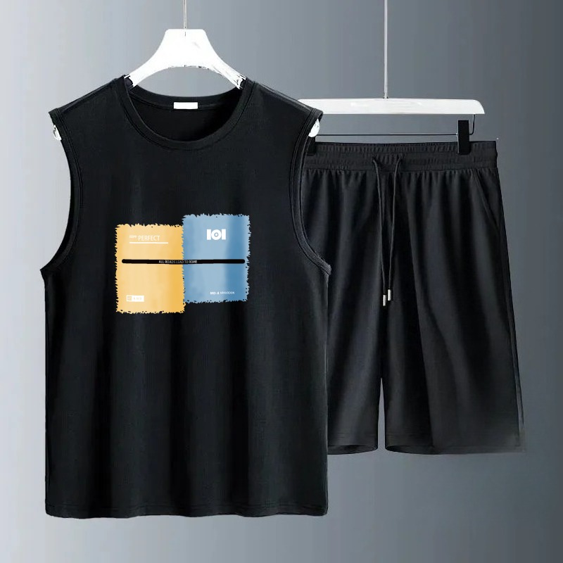 Tank Top Breathable - طقم صيفي 2026 جديد: تيشيرت بدون