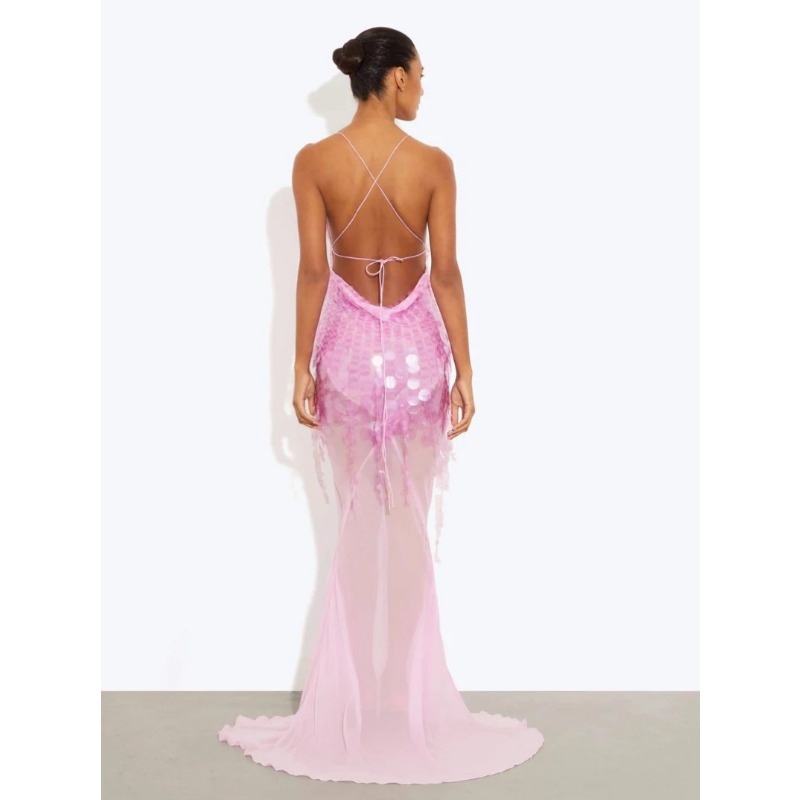 Summer Clothing Amazon - فستان حورية البحر طويل بتصميم أنيق