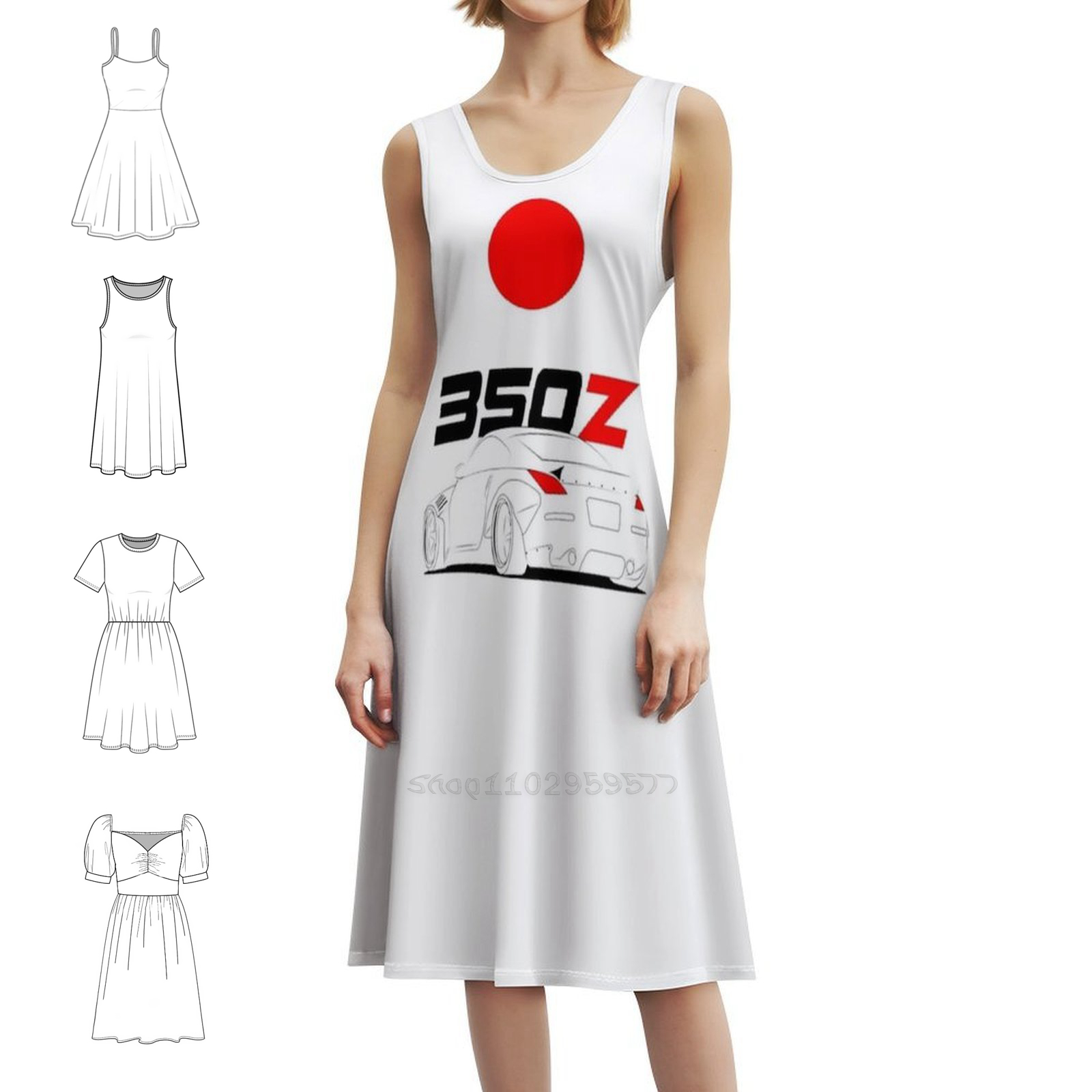 Summer Clothing Styles For Women - 350Z فستان على الطراز الكوري للنساء