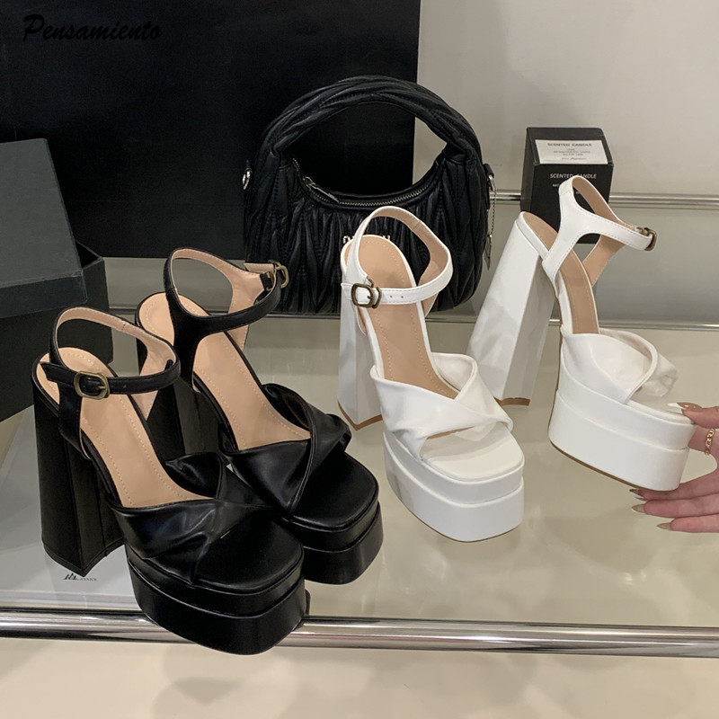 Summer Clothing Items - نجمة نمط موضة منصة مزدوجة أسافين