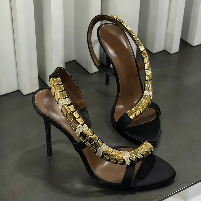 صنادل نسائية فاخرة مرصعة بالأح - مراجعة Summer Clothing Items وسعره