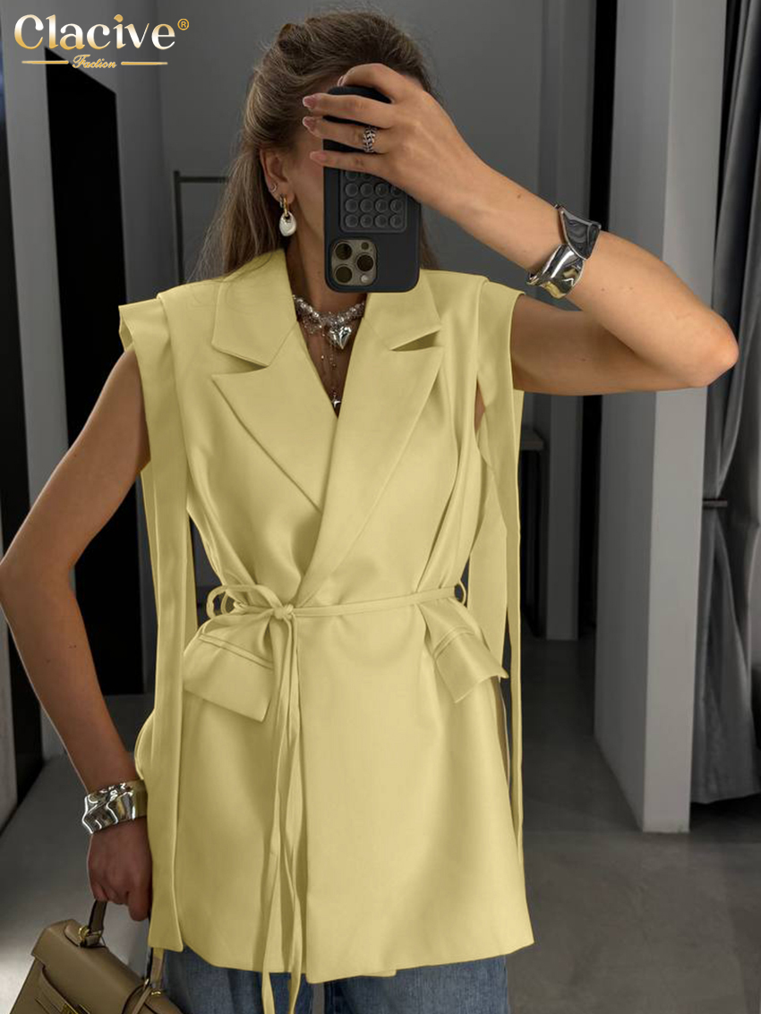 قميص نسائي أصفر فضفاض من Claci - مراجعة Yellow Summer Clothing وسعره