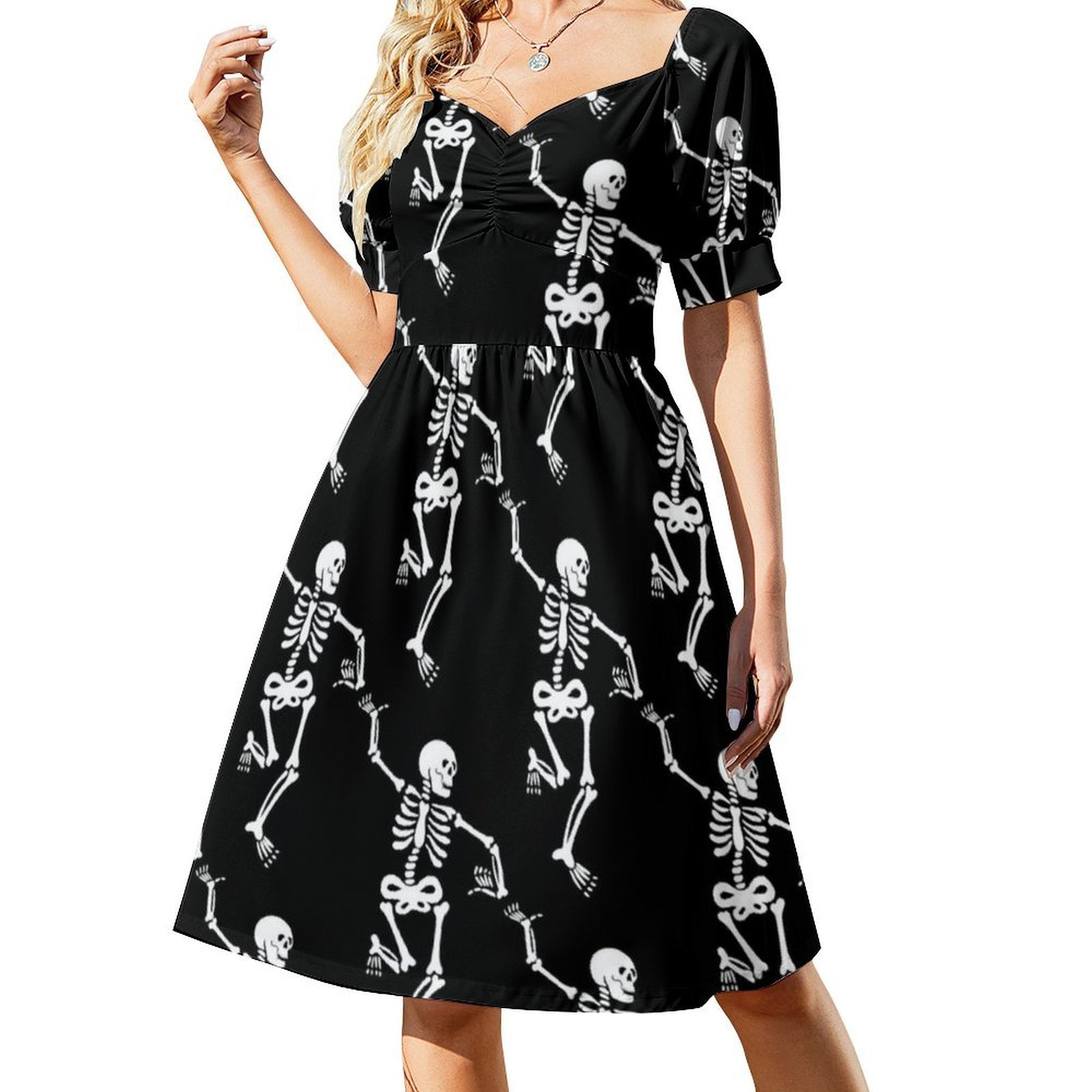 هالوين الرقص الهياكل العظمية ن - مراجعة Summer Clothing Patterns وسعره