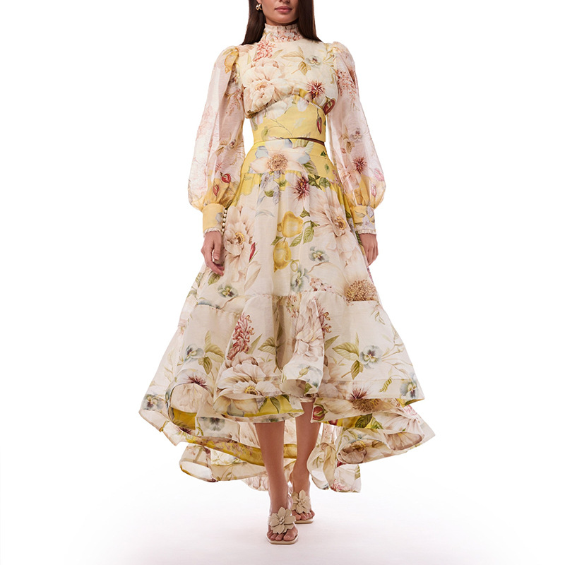 طقم صيفي من قطعتين بطبعة زهور  - مراجعة Summer Clothing Juniors وسعره