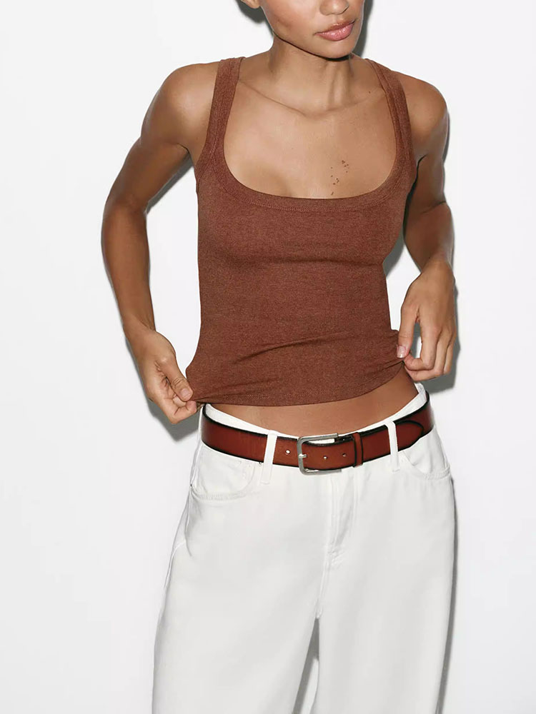 قميص نسائي ضيق بدون أكمام برقب - مراجعة Summer Clothing Options وسعره