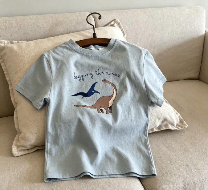 تي شيرت أنيق للأطفال بطباعة قط - مراجعة Summer Clothing Options وسعره