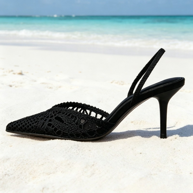 أحذية نسائية أنيقة بكعب عالٍ ب - مراجعة Summer Clothing Items وسعره