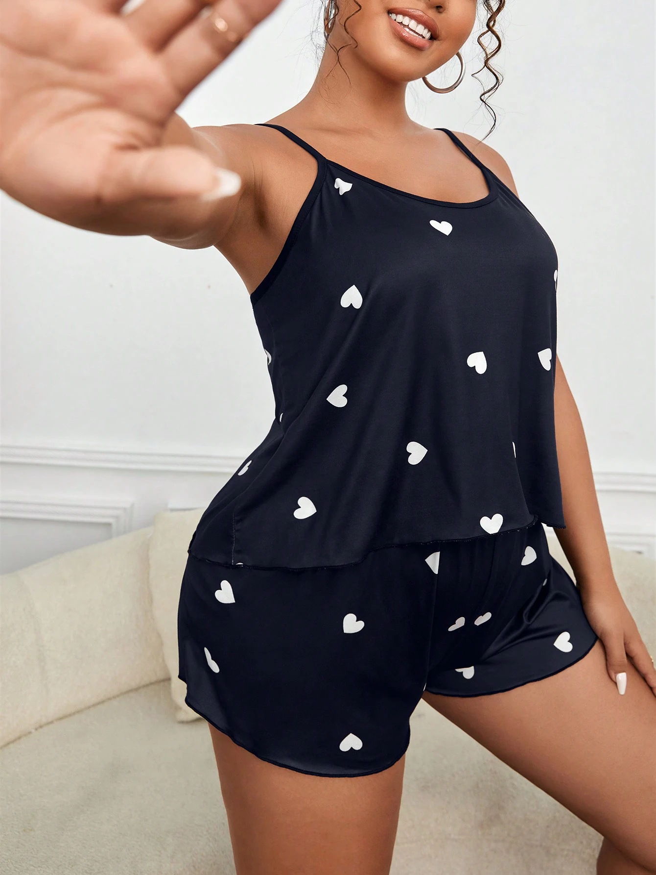 طقم بيجامة نسائي من قطعتين، مل - مراجعة Summer Clothing Plus Size وسعره