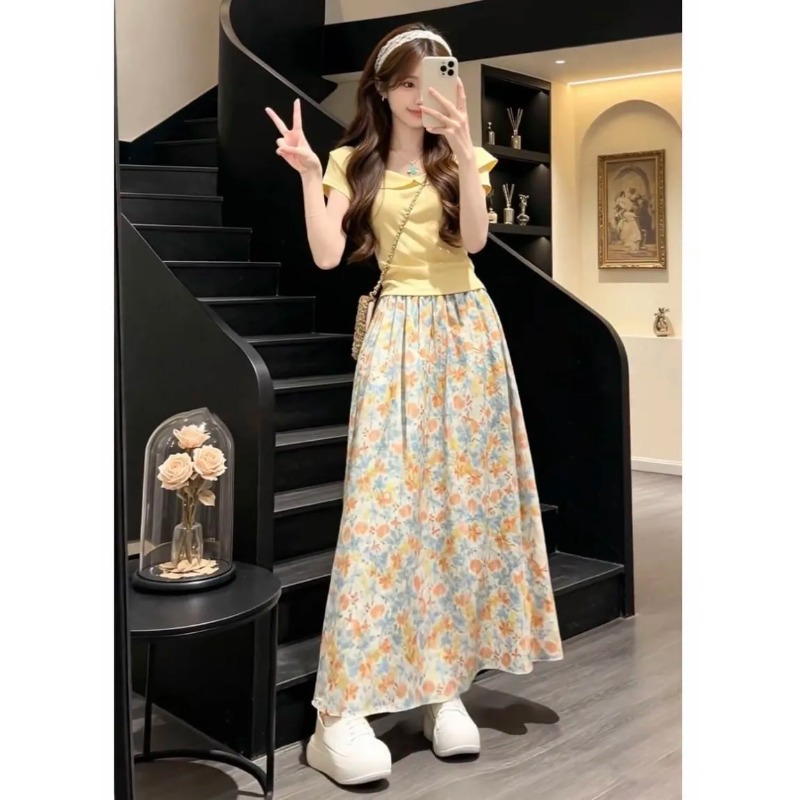 طقم نسائي ياباني كوري جديد 202 - مراجعة Japan Summer Clothing Women وسعره