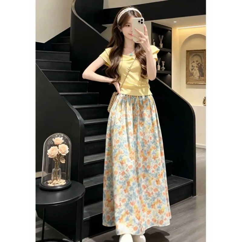 طقم نسائي ياباني كوري جديد 202 - مراجعة Japan Summer Clothing Women وسعره