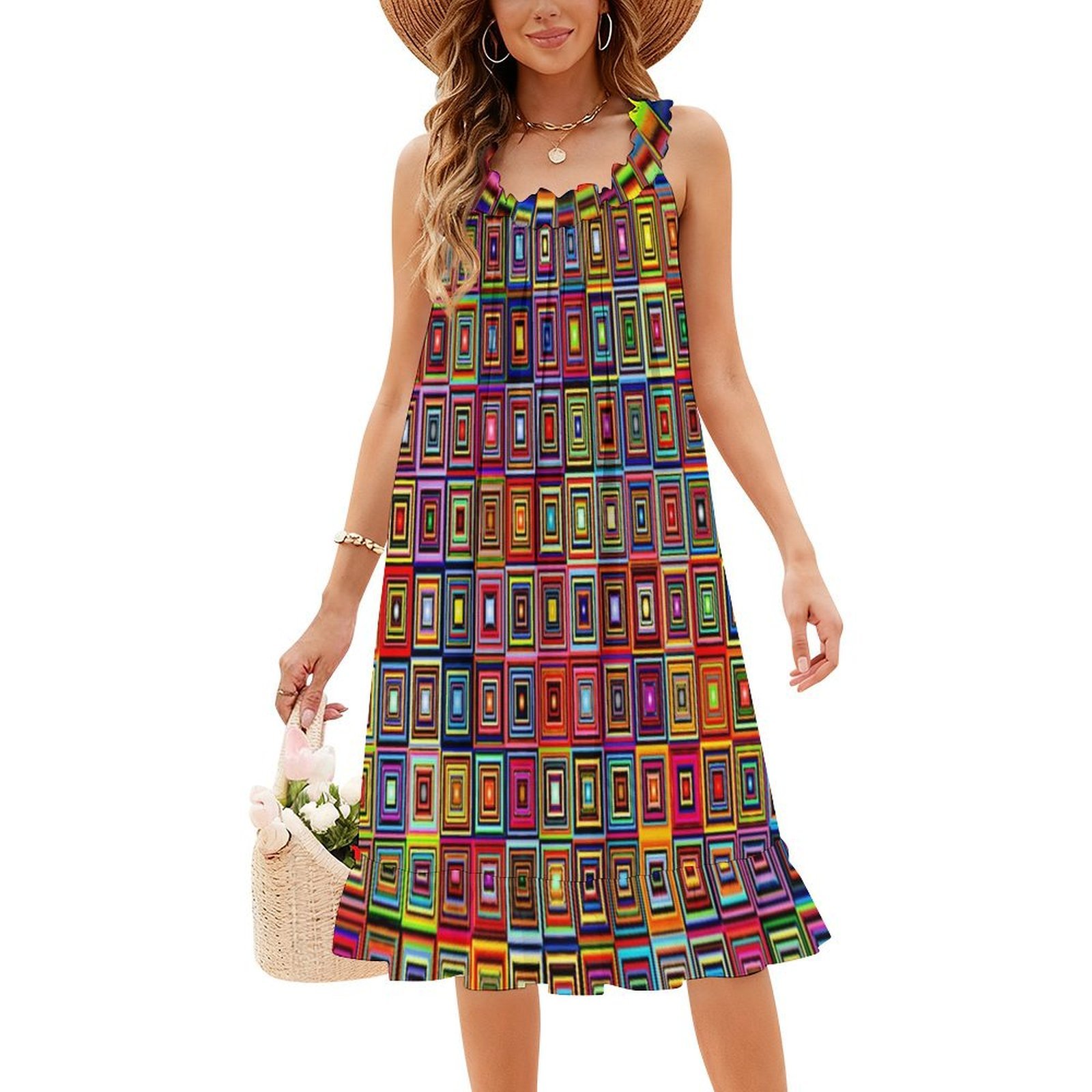 فستان حفلات نسائي من Pattern-8 - مراجعة Summer Clothing Patterns وسعره