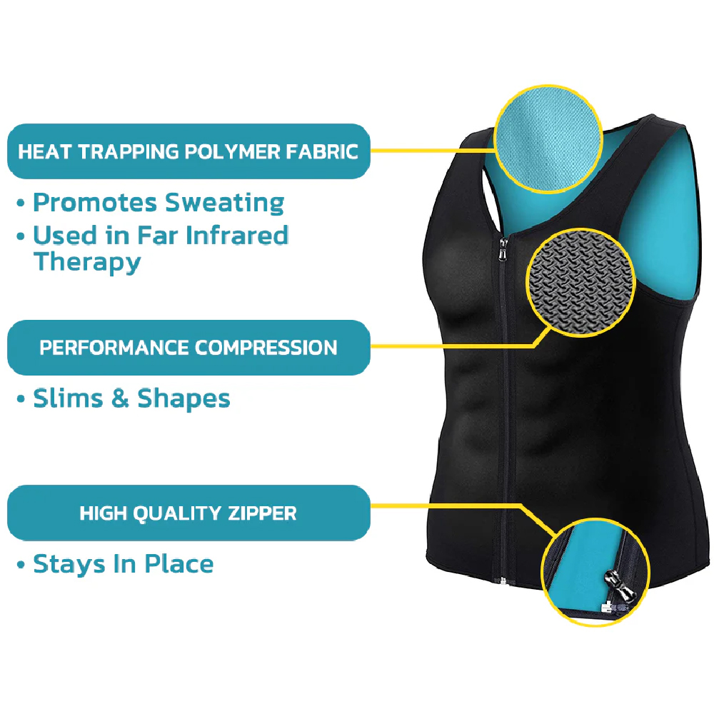 1 قطعة سترة ساونا من النيوبرين - مراجعة Tank Top Breathable وسعره
