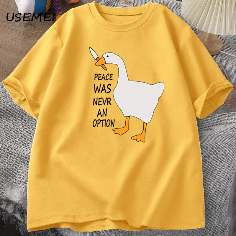 تي شيرت Goose Peace Was Never  - مراجعة Summer Clothing Options وسعره