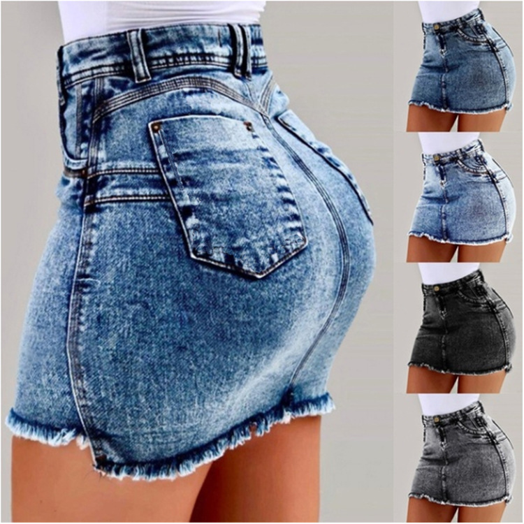 جديد عالية الخصر الخام الحواف  - مراجعة Summer Clothing Options وسعره