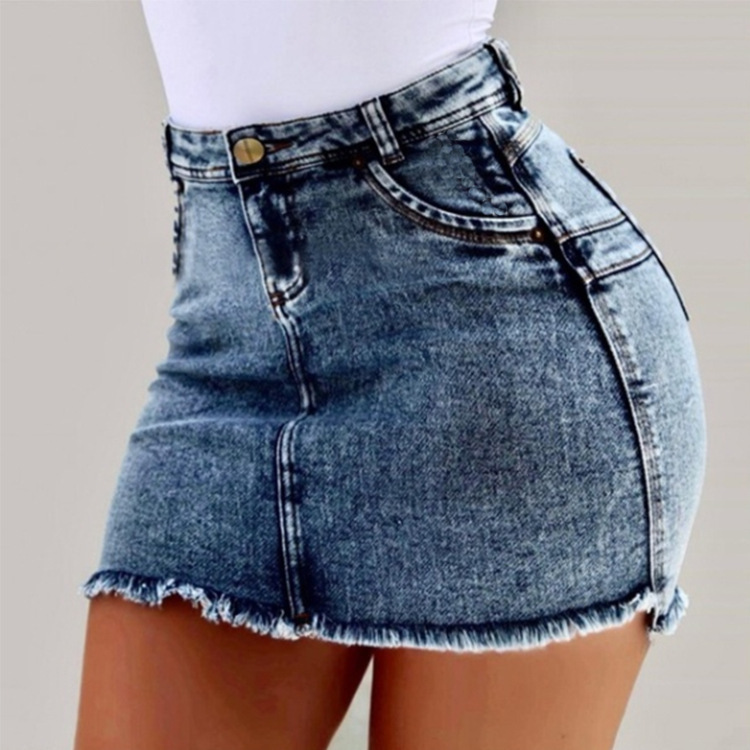 جديد عالية الخصر الخام الحواف  - مراجعة Summer Clothing Options وسعره