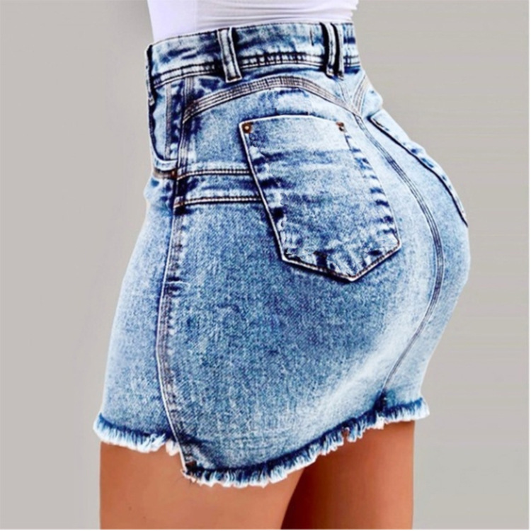 جديد عالية الخصر الخام الحواف  - مراجعة Summer Clothing Options وسعره