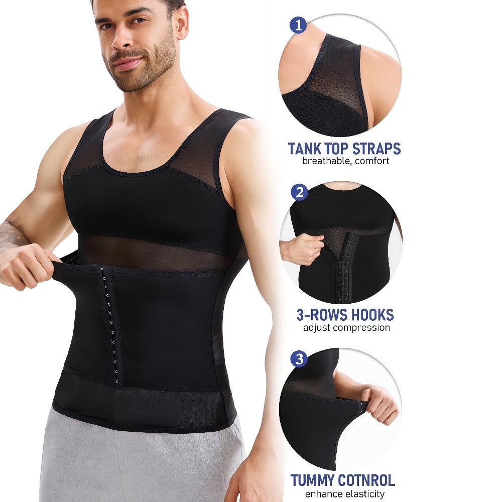 قميص ضاغط قابل للتعديل للرجال، - مراجعة Tank Top Breathable وسعره