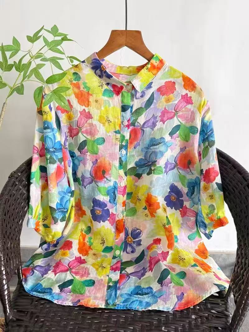 قميص نسائي من الرامي النقي لعا - مراجعة Japan Summer Clothing Women وسعره